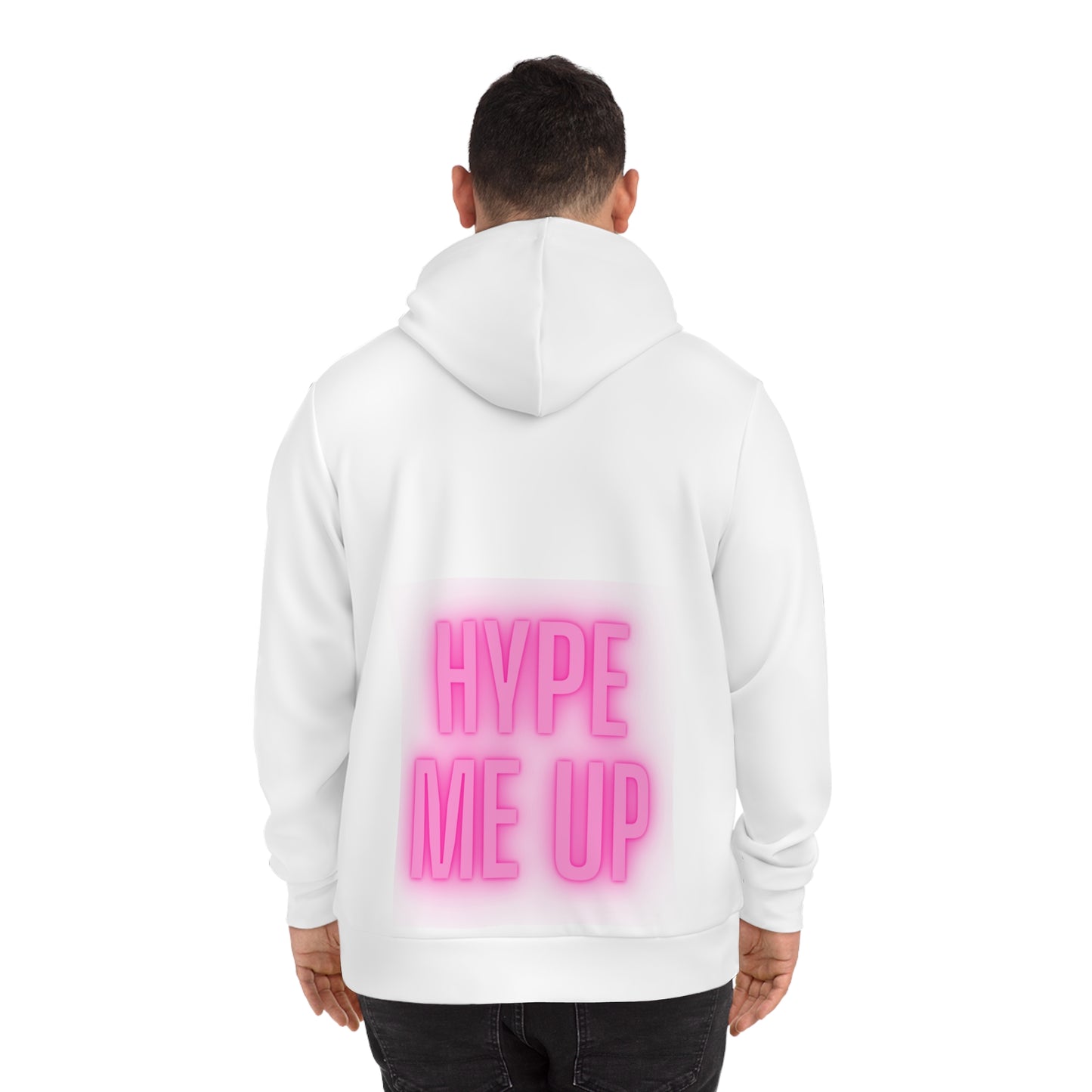 Hype Me Up Hoodie - Trendy White Sweatshirt for Casual Vibes