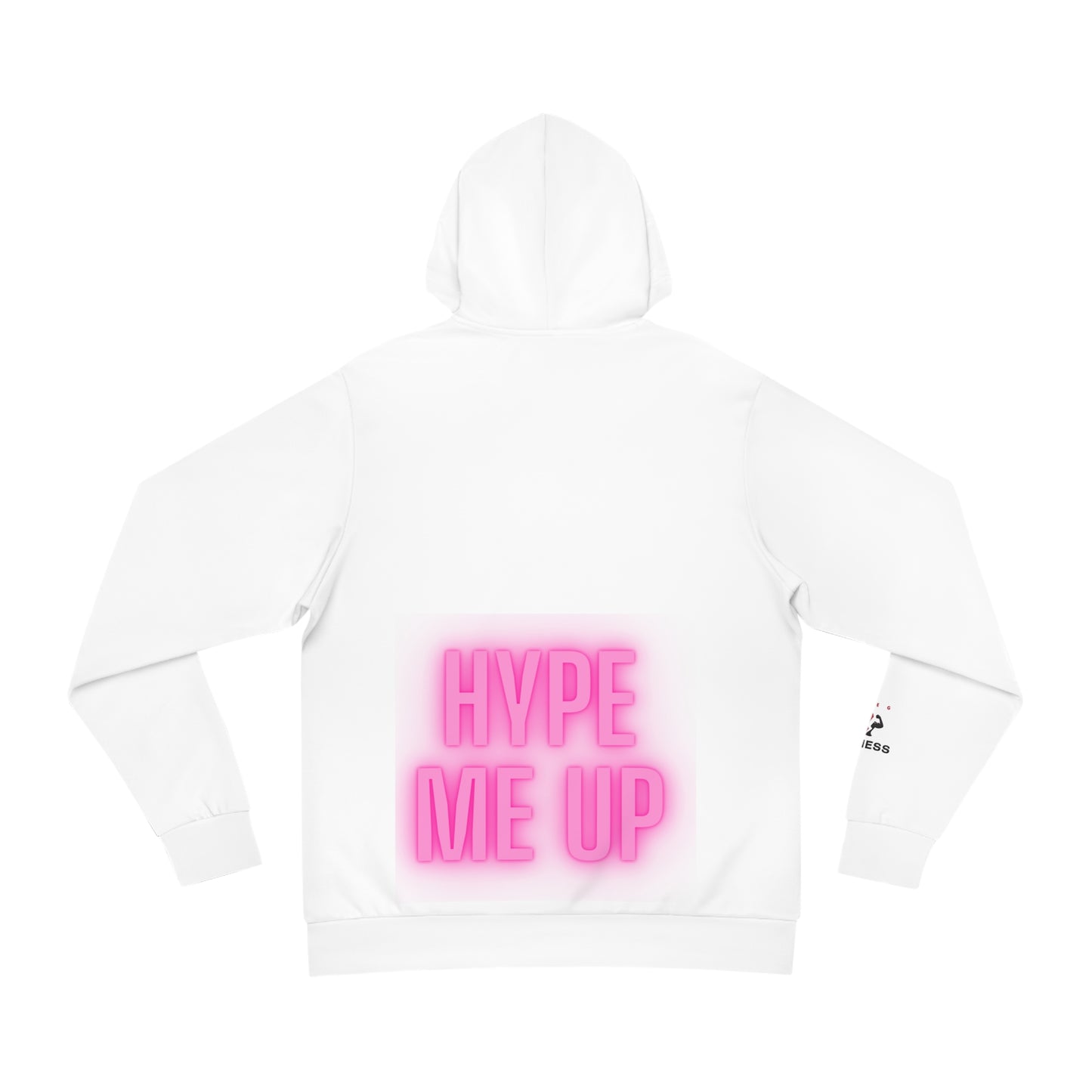 Hype Me Up Hoodie - Trendy White Sweatshirt for Casual Vibes