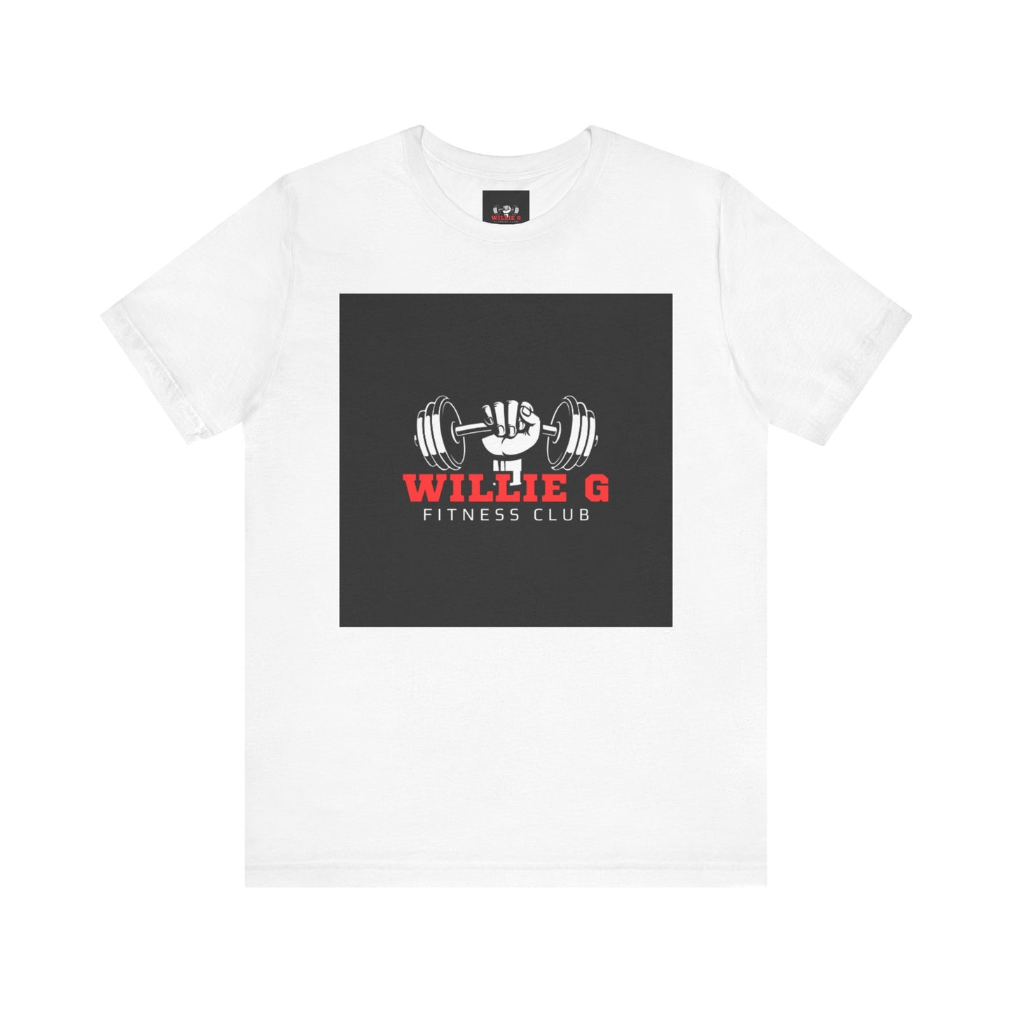 Men's Fitness Tee with 'Willie G Fitness Club' and 'Transform' Print