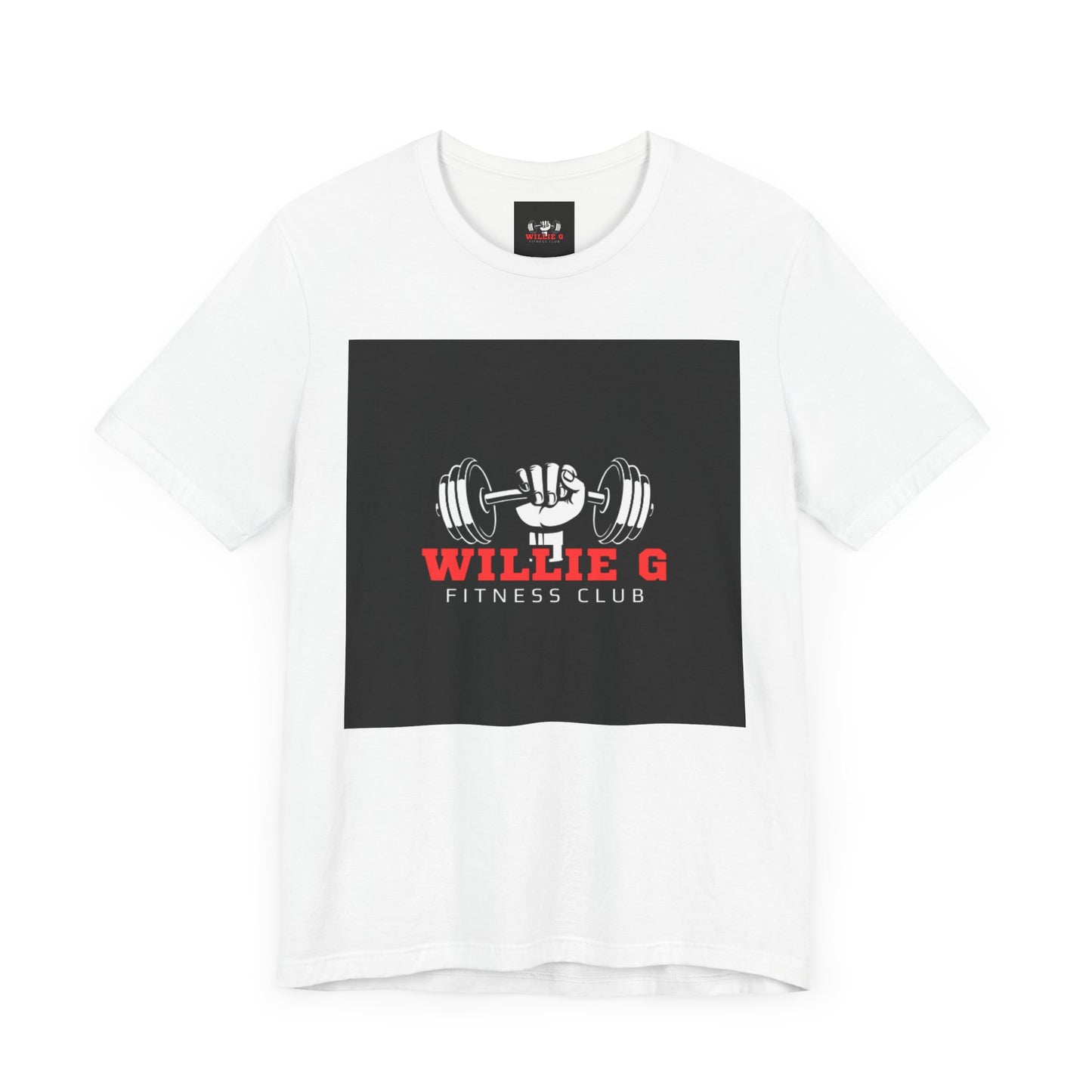 Men's Fitness Tee with 'Willie G Fitness Club' and 'Transform' Print