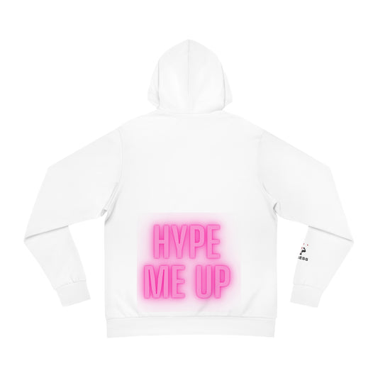 Hype Me Up Hoodie - Trendy White Sweatshirt for Casual Vibes