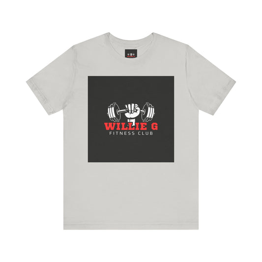Men's Fitness Tee with 'Willie G Fitness Club' and 'Transform' Print