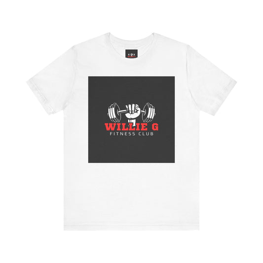 Men's Fitness Tee with 'Willie G Fitness Club' and 'Transform' Print